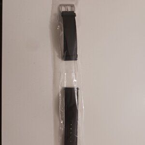 Junghans black leather strap 20mm